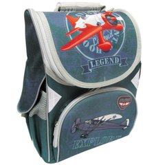 Рюкзак коробка "Літак" 13,5" 3 відд., ортоп., светоотраж., K2727395OO1518-JO - фото товару