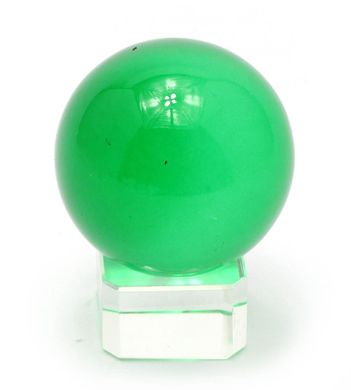 Кришталева куля на підставці зелений (4 см), K328859 - фото товару