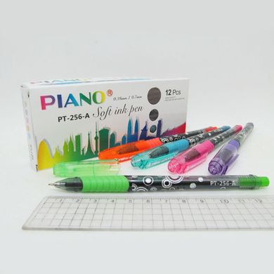 Ручка кулькова масло "Piano" (С) синя, K2725895OO256-A-PT - фото товару