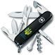 Ніж "Victorinox" Climber Ukraine 91мм/14функ/чорн /Тризуб із серцем + I love Ukraine