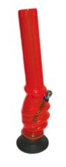 Бонг акрил, червоний (30 см), G30-3 - фото товару