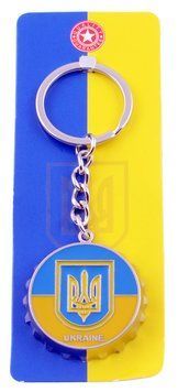 Брелок-кришка Герб з Прапором Ukraine №UK-110C, №UK-110C - фото товару