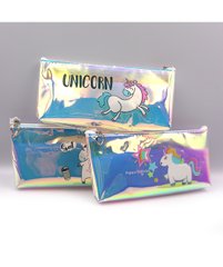 Пенал 1отд "Unicorn", 19 * 9 * 3 см, PVC, mix, 1шт/етикетка, K2744524OO2164P - фото товару