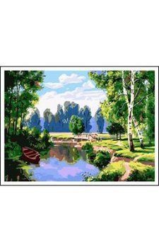 Розмальовка за номерами на дереві 40*50 J.Otten "Природа" (карт.уп фарби+кисті), K2751033OO5050RAD - фото товару
