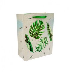 Пакет подарочный картонный "Листья" №3, K89040256O1252433824 - фото товара
