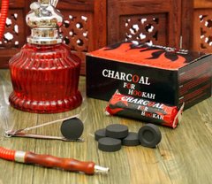 Вугілля для кальяну Charcoal for hookah 10 таблеток, K89010098O362835703 - фото товару