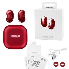 Бездротові навушники Samsung Galaxy Buds Live з кейсом, red, SL8152 - фото товару