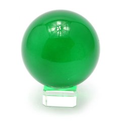 Шар хрустальный на подставке зеленый (8 см), K328861 - фото товара