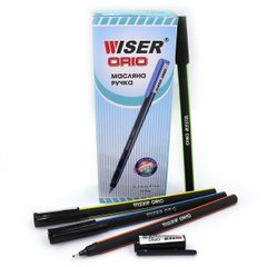 Ручка масло Wiser "Orio" soft-touch треуг.(черн.корп) чорн.,mix, K2742339OOorio-BK19 - фото товару
