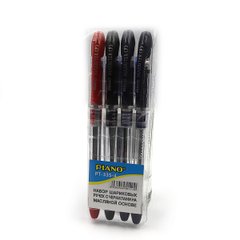 Набір ручок масляних "Maxriter" 4 шт., грип, 1шт/етик., K2743919OO335PT-4 - фото товару