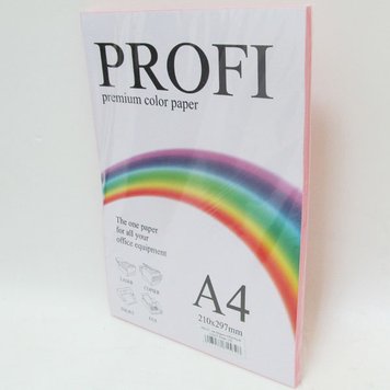 Папір кольоровий PROFI А4/80г (100л) Light Pink №170 (рожевий), K2731296OO170 - фото товару