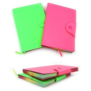 Блокнот на кнопці "Business" C6 PU, 11*16см, 80G, 80P, mix2, K2755883OO5901-3 - фото товару