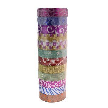 Скотч декор. пленка с узором напыление 1,25*250см, mix (Цена за штуку), K2734650OO5719 - фото товара