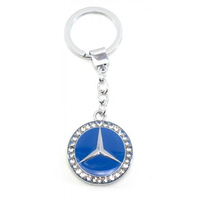 Брелок автомобильный (BA) "Mercedes" синий, K324646A - фото товару