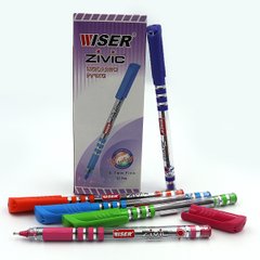 Ручка масло Wiser "ZIVIC' 0,7 мм сін. mix, K2742337OOZIVIC-BL - фото товару