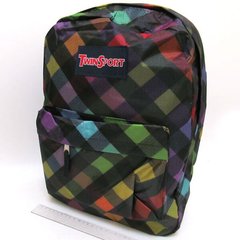 Рюкзак з кишенею "Велюр", 42х30х13 см, K2732315OO2002-1A - фото товару