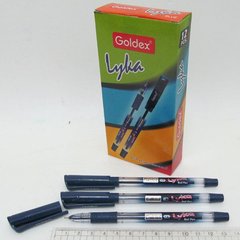 Ручка масляна Goldex LYKA #1262 Індія Blue 0,7 мм з грипом, K2730542OO1262-bl - фото товару
