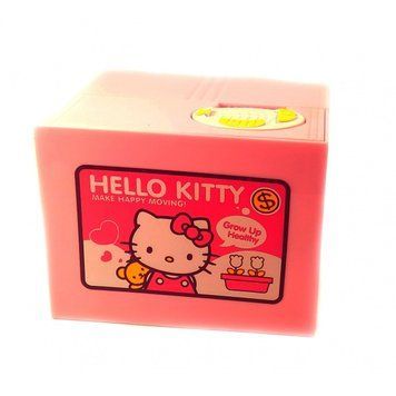 Интерактивная копилка "Hello Kitty" на батарейках (12х9х10 см), K332087 - фото товару