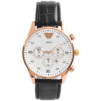 Часы наручные 6990 Aman White G-Bk, 4792 - фото товара