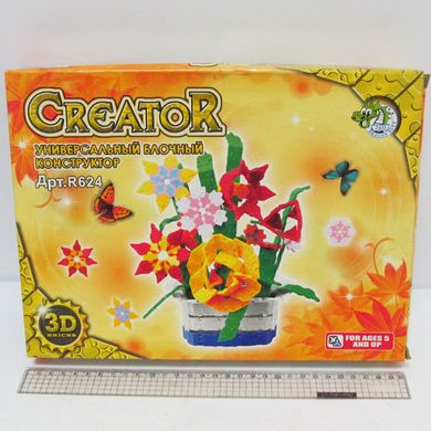 Конструктор пластик 3D "Цветы", K2721910OO1503-1 - фото товара