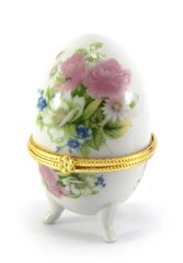 Шкатулка яйцо "Розы"(10х6х6 см), K328780A - фото товара