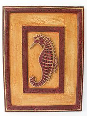 Картина дерев'яна "Морський коник" (PN 11) (30x40) (Індонезія), K319055 - фото товару