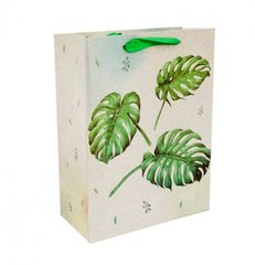 Пакет подарочный картонный "Листья" №1, K89040257O1252433826 - фото товара