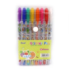 Набір гелевих ручок "Glitter pens" 8шт., PVC, K2754278OO528-8 - фото товару