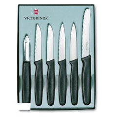Набор кухонных ножей Victorinox Paring Set ,6 предметов(5 ножей+овощечистка), 5.1113.6 - фото товара