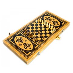 Нарди + шахи з бамбука (50х25х4 см), K323862 - фото товару