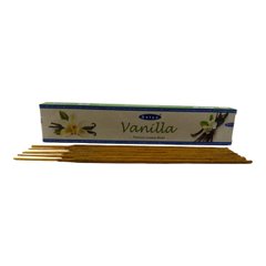 Vanilla premium incence sticks (Ваніль) (Satya) пилкові пахощі 15 гр., K335055 - фото товару