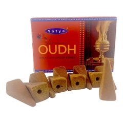 Arabian Oudh Backflow Dhoop Cone (Satya) 10 конусів в упаковці, K334980 - фото товару