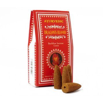 Ayurvedic BACK FLOW CONES DRAGONS BLOOD Конуси Кров дракона 10 конусів у пачці, K89130559O1716566868 - фото товару