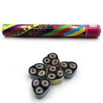 Хлопушка пневматическая "Rainbow" 40см, длинная фольга, K2743687OO0999-40 - фото товара