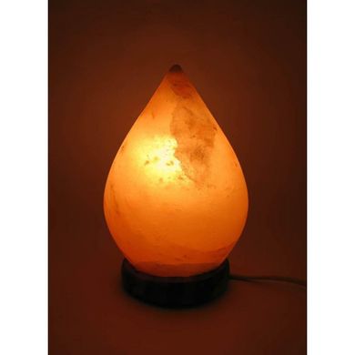 Соляна лампа "Крапля" 1,9 кг (SL-15)(17х10х10 см)(8 шт ящ.)(Гімалайська сіль), K325671 - фото товару