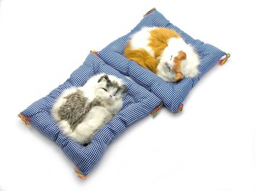 Кошка спящая на коврике (21х20х6см)(6093), K323330 - фото товара