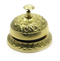Дзвіночок портьє бронзовий (9х6х6 см) (Bell Hook 3"), K328255 - фото товару