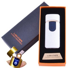 USB запальничка в подарунковій упаковці Lighter (Спіраль розжарювання) №HL-43 White, №HL-43 White - фото товару