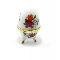 Шкатулка яйце "Троянди" (10х6х6 см)G, K328780G - фото товару