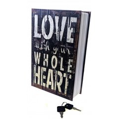 Книга- сейф "Love" (24,5х16х5,5 см), K332007M - фото товару