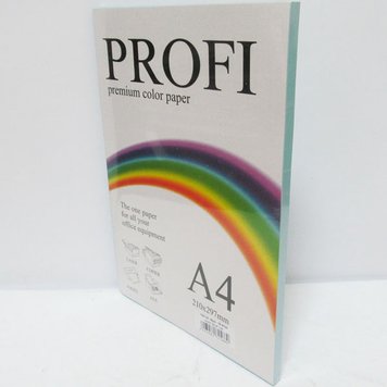 Папір кольоровий PROFI А4/80г (100л) Light Blue №180 (блакитн), K2729359OO180 - фото товару