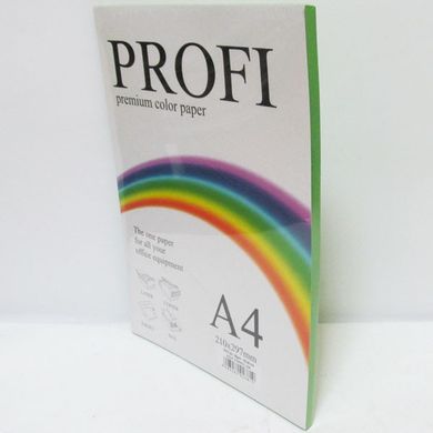 Папір кольоровий PROFI А4/80г (100л) Deep Parrot №230 (насіч.зелен), K2729355OO230 - фото товару