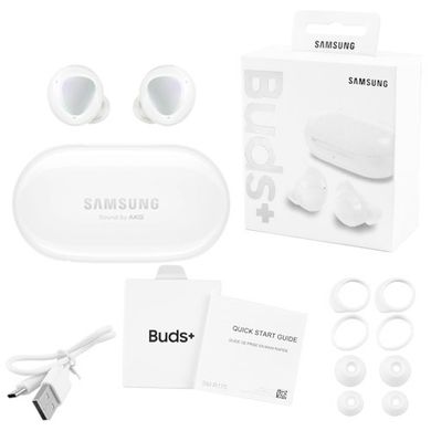 Бездротові навушники Samsung Galaxy Buds + з кейсом, white, SL8146 - фото товару