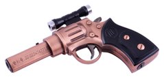 Зажигалка газовая Пистолет Револьвер с лазером (Острое пламя) №4424, №4424 - фото товара