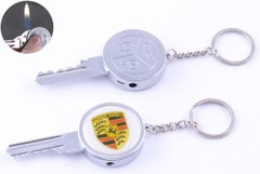 Запальничка-брелок кишенькова Ключ від Porsche №4160-9, №4160-9 - фото товару