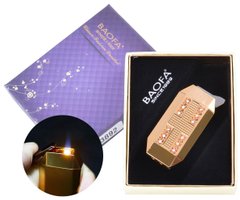 Запальничка подарункова Baofa (Турбо полум'я) №3892 Gold, №3892 Gold - фото товару