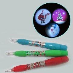 Ручка кулькова світ. проектор "Новорічна", mix, K2726469OO11552 - фото товару
