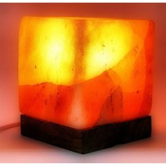 Соляная лампа (SL-16) "Куб" (Гималайская соль), K322479 - фото товара