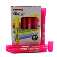 Текстовиділювач флуор. "Luxor" "Gloliter" 1-3,5mm тонір. корп. рожевий., K2744044OO4134T - фото товару