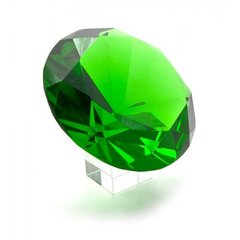 Кристал кришталевий на підставці зелений (12 см), K325658 - фото товару